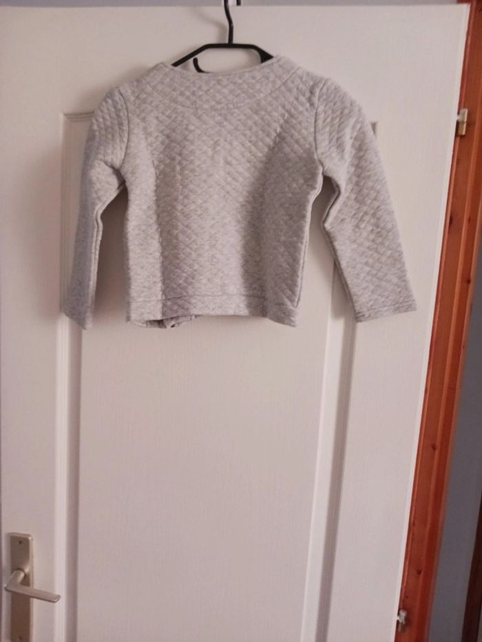 Gilet zippé fille 6 ans Influx gris - photo numéro 2