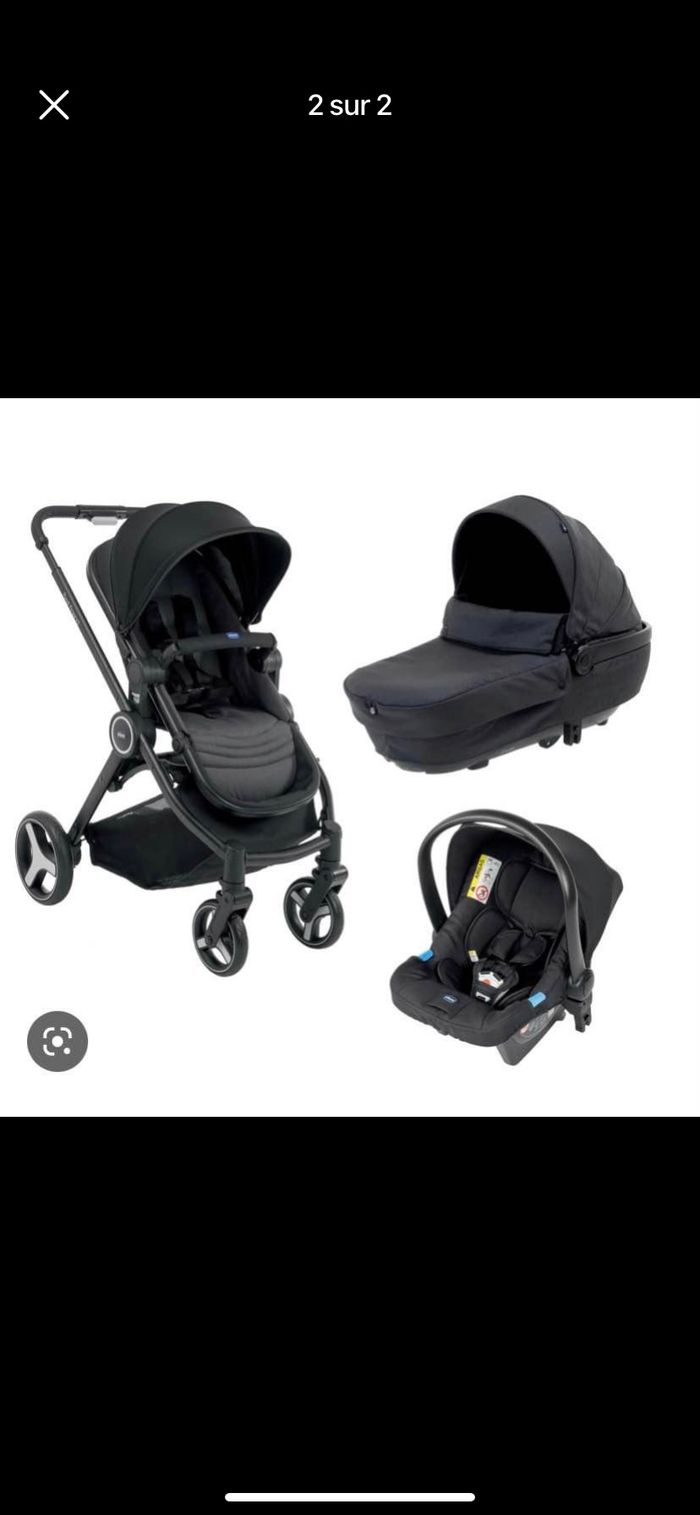 Poussette chicco best friend Trio - photo numéro 2