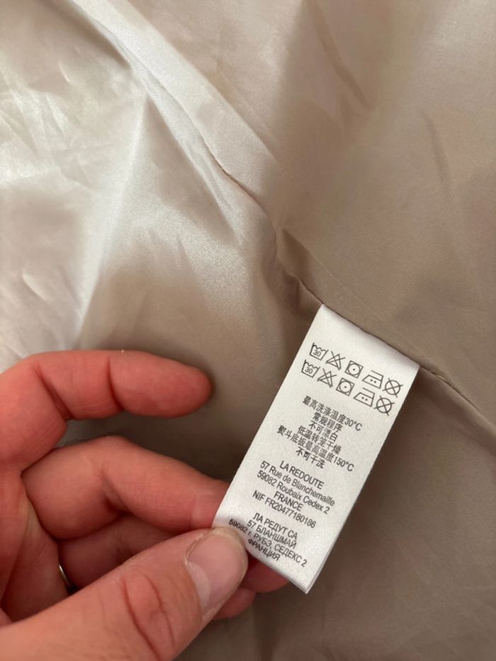 Veste trench longue La redoute 36 - photo numéro 7