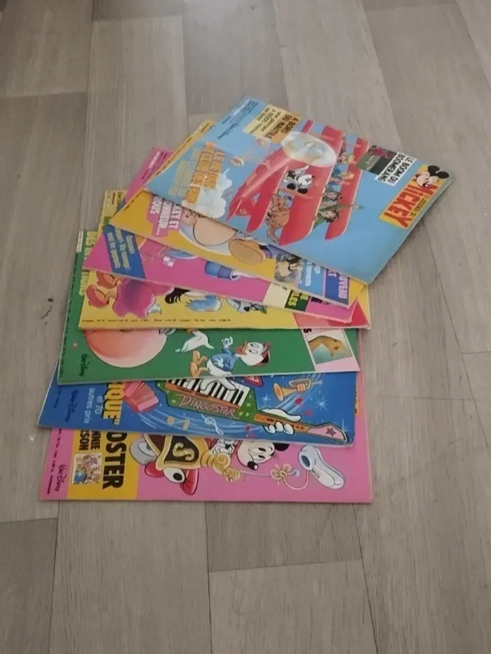 Lot Vintage 7 magazines Journal de Mickey année 1985 L065 - photo numéro 3