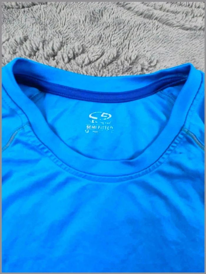 Tee-shirt de sport Champion Bleu Taille M - MChT075 - photo numéro 2