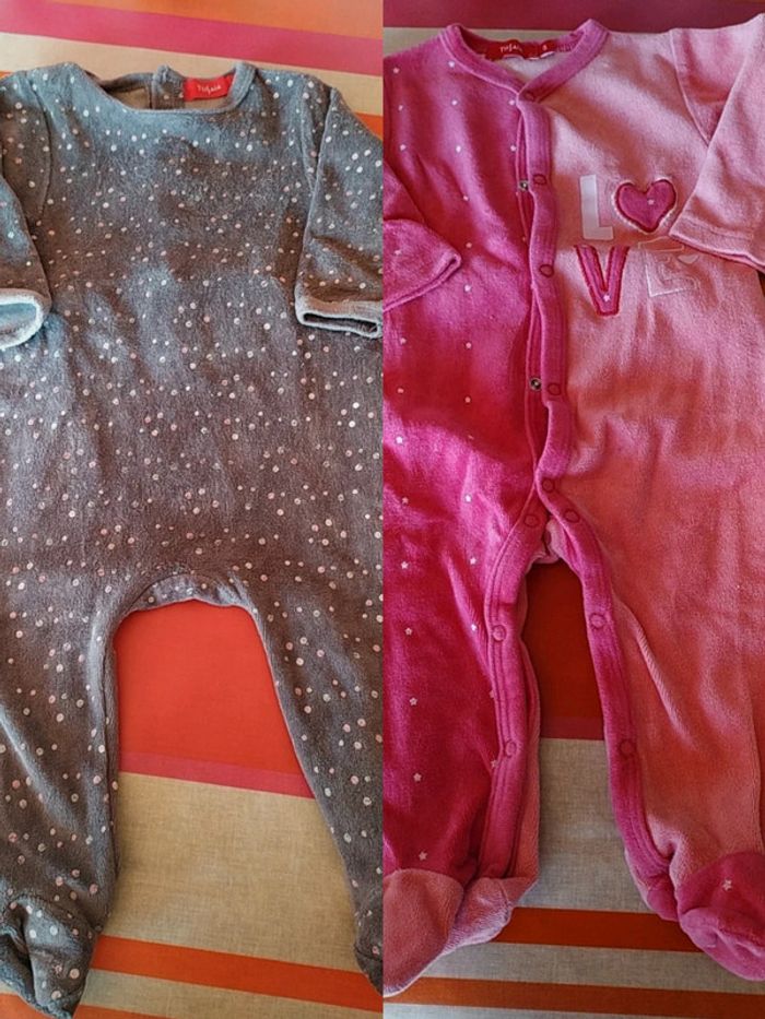 Lot pyjamas chaud 6mois