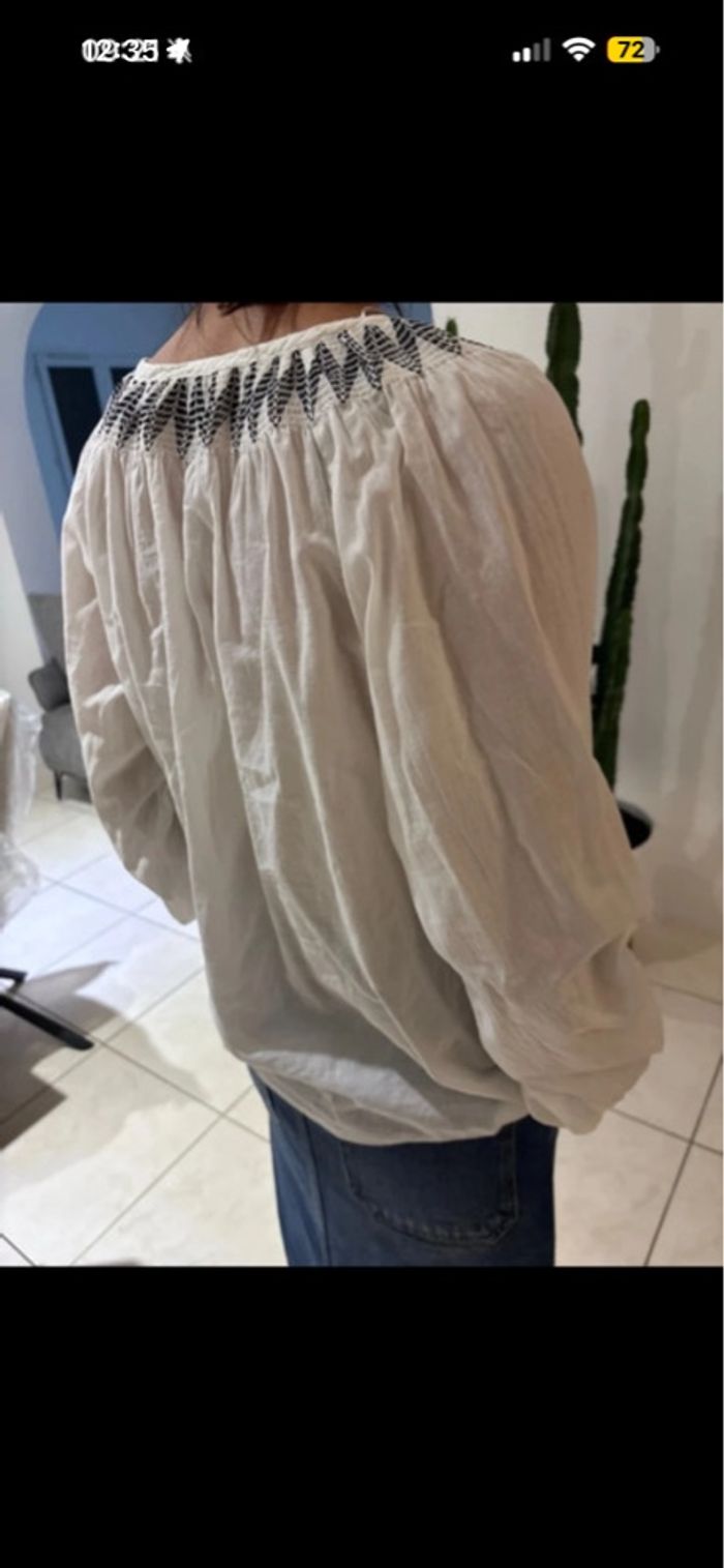 Blouse blanche Zara - photo numéro 3