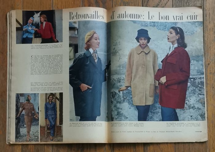 Ancien magazine Elle années 50 Vintage - photo numéro 4