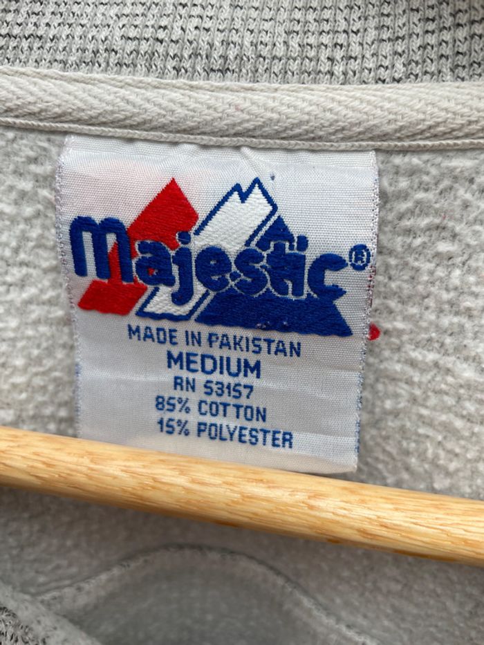 New York Yankees 1999 Majestic MLB World Series Sweatshirt Mens Medium - photo numéro 6