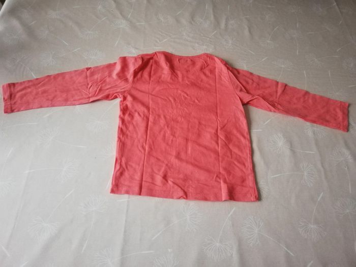 Tee shirt manches longues corail 4 ans Kiabi - photo numéro 4