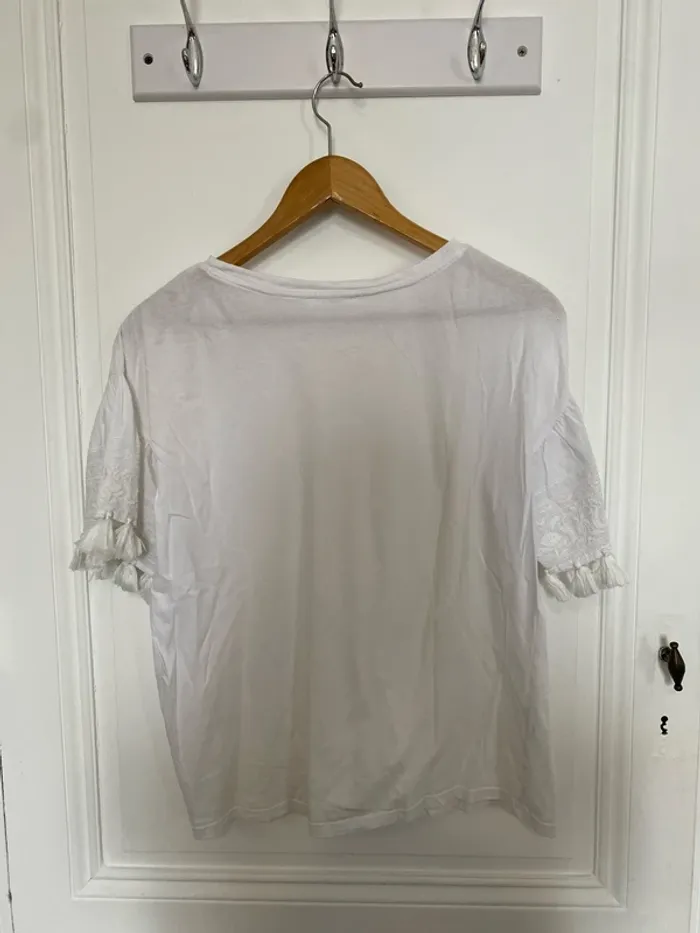 Tee Shirt blanc Mango M - photo numéro 4