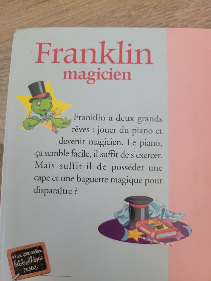 Livre enfant bibliothèque rose franklin - photo numéro 2