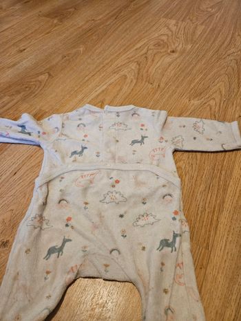 Pyjama velour 1 mois kiabi