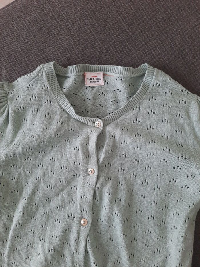 Robe et gilet vert - photo numéro 4