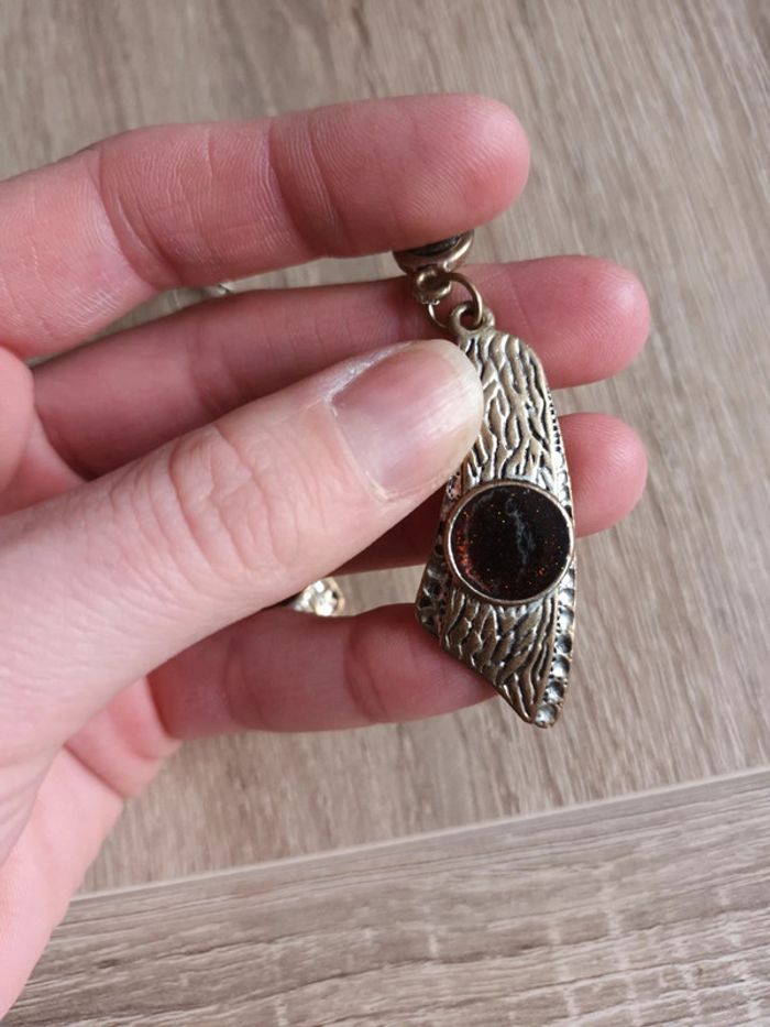 Boucle d'oreille doré - photo numéro 2