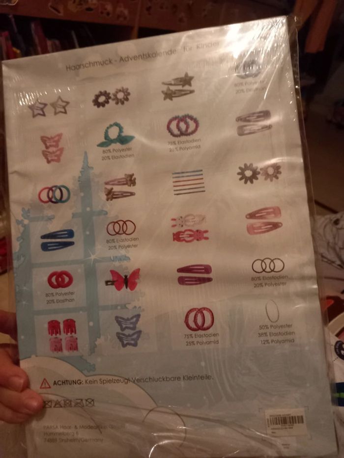 Calendrier jour pas jour accessoires cheveux - photo numéro 2