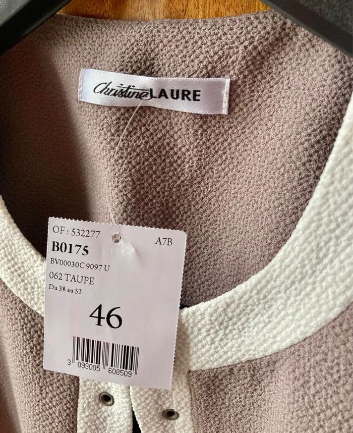 Veste légère neuve Christine laure t.46 - photo numéro 3