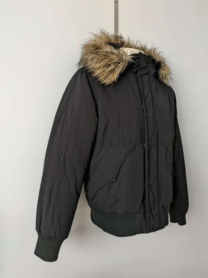 Blouson d'hiver zippée avec capuche - Schott - taille L - photo numéro 2