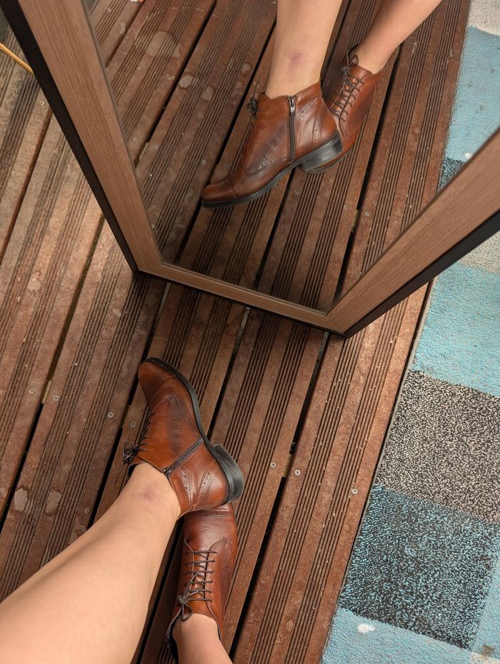 Bottines façon richelieu - photo numéro 2