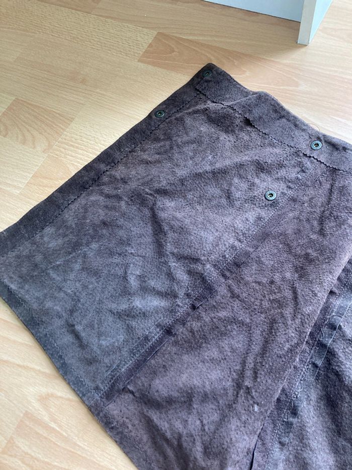 Mini jupe cuir vintage - photo numéro 3