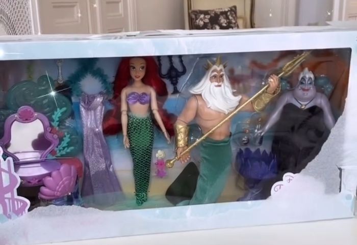 Coffret cadeau Poupées La Petite Sirène Ariel Ursula Triton - photo numéro 2