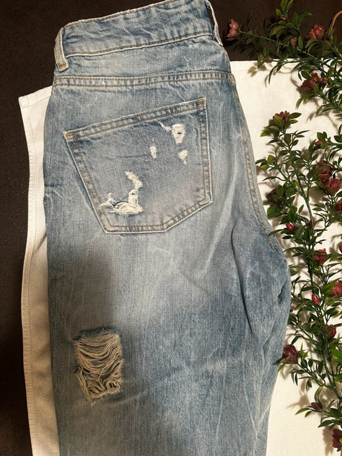 👖 Pantalon “Girlfriend” troué – Bershka – Taille 36 🩵 - photo numéro 12
