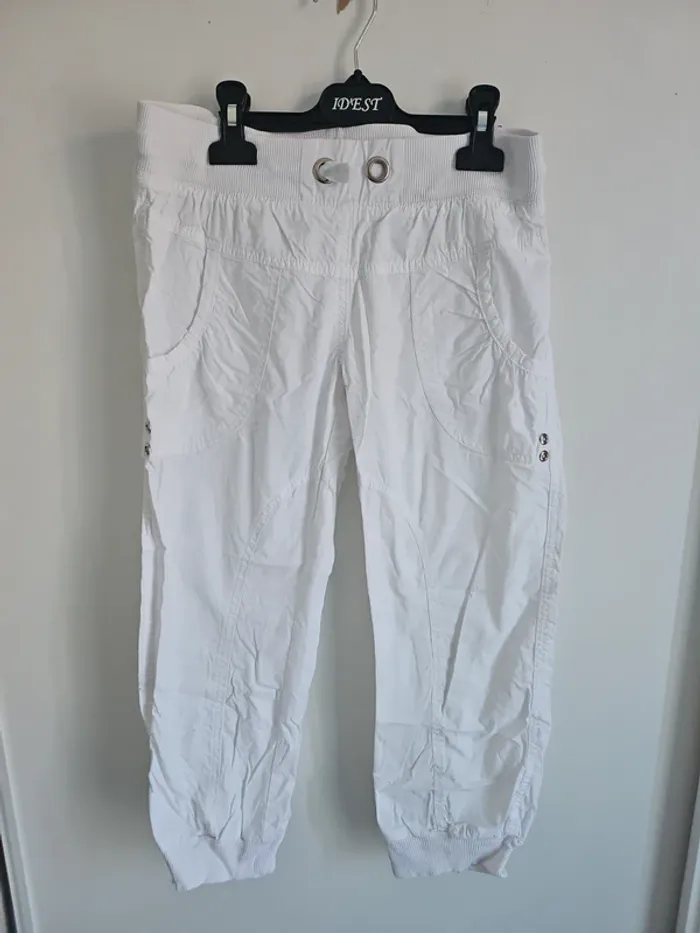 Cargo blanc fille 14 ans