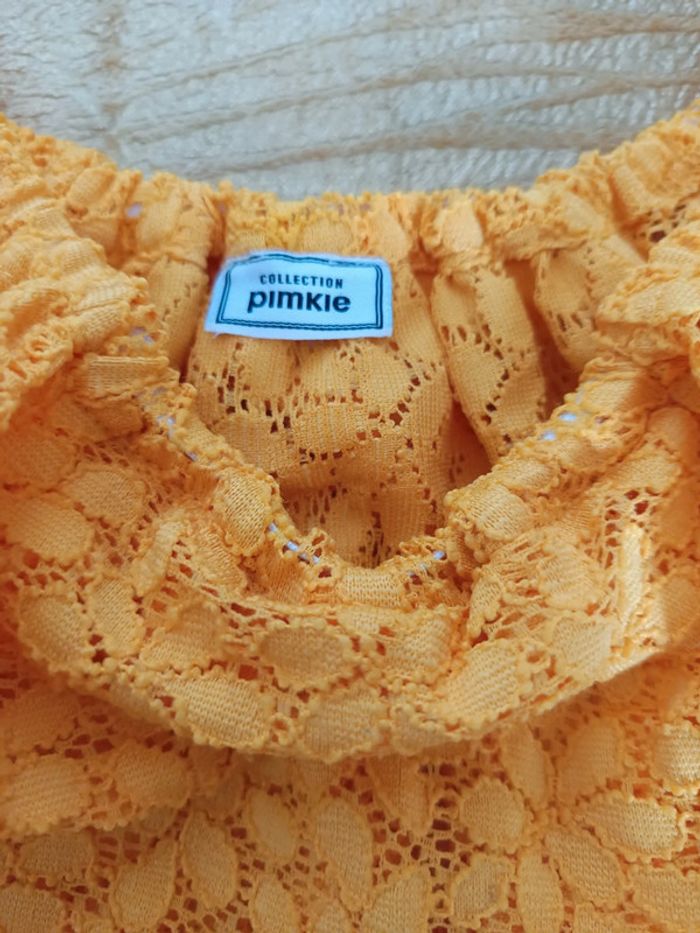 Haut fleur jaune - photo numéro 3