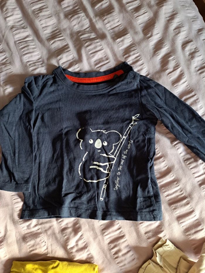 Tee shirt bleu koala 🐨 80 cm