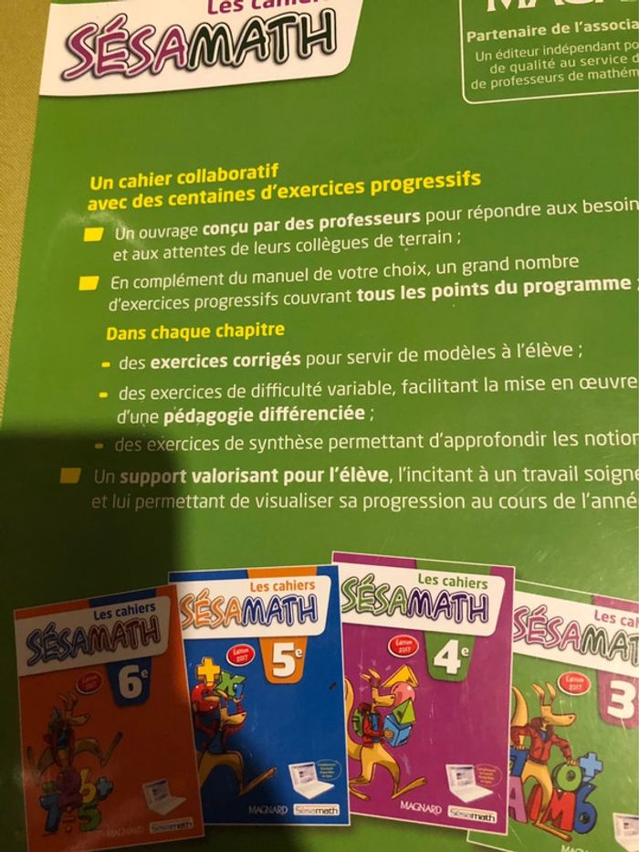 Les cahiers sesamath 3eme - photo numéro 5