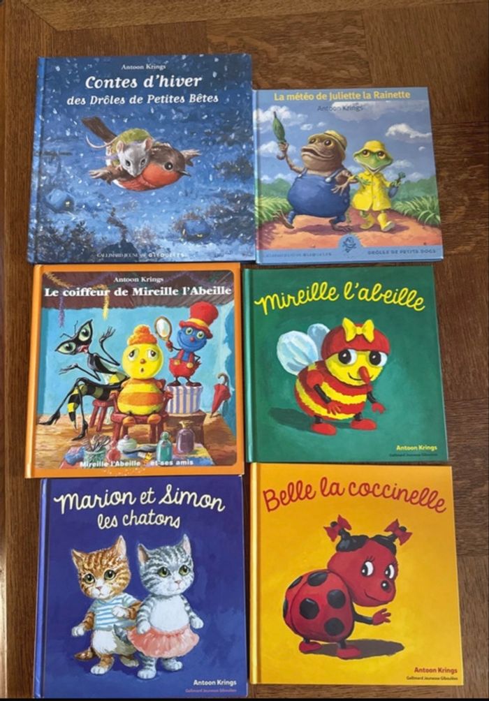 Lot de 6 livres Les petites bêtes - photo numéro 1
