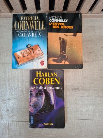 Lot de 3 policiers thriller 4 euros