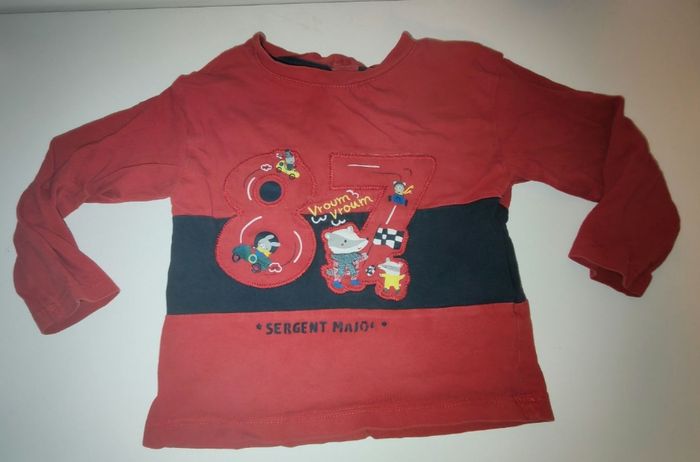 Lot tee shirt manches longues garçon 2 ans - photo numéro 2