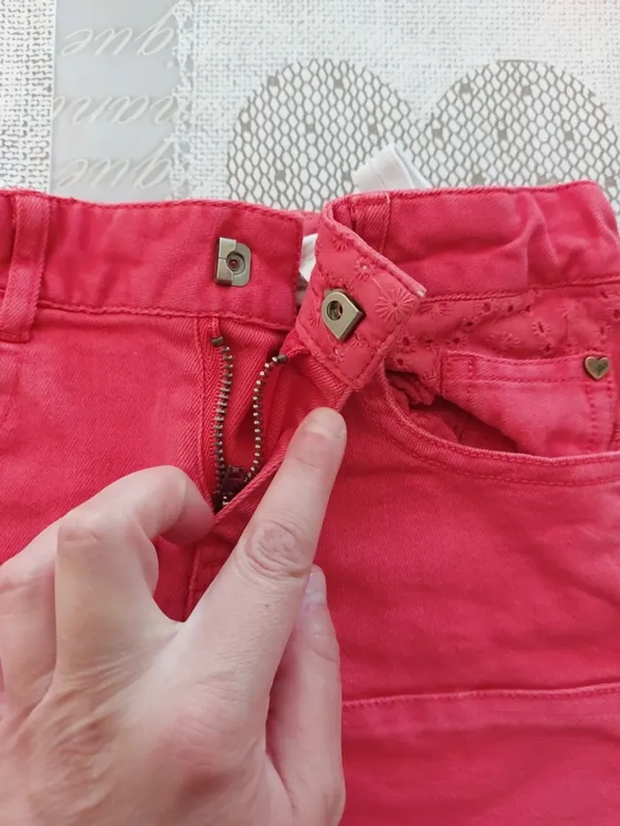 Short en jean IKKS 8A - photo numéro 5