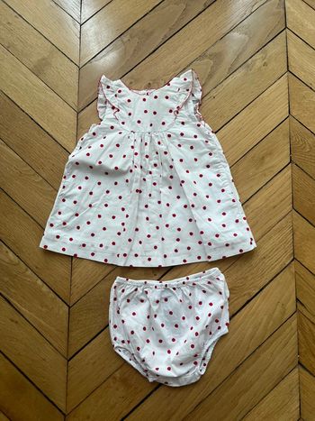 Robe & bloomer Jacadi 6 mois