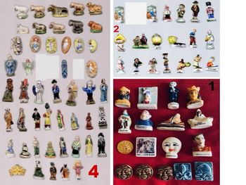Lot de 84 fèves