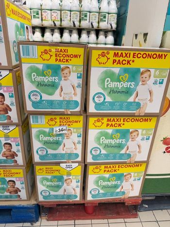 368 couches Pampers  Harmonie  Taille 6