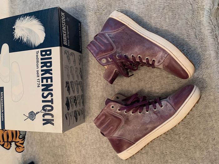 Baskets hautes Birkenstock - 39 - Mauve - photo numéro 4