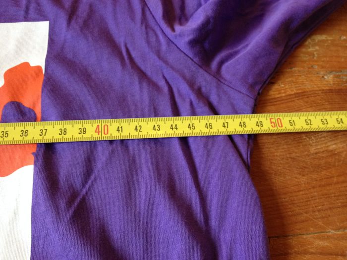 T shirt violet imprimé rectangle floral multicolore ✧ Riu Paris ✧ look féminin - photo numéro 7