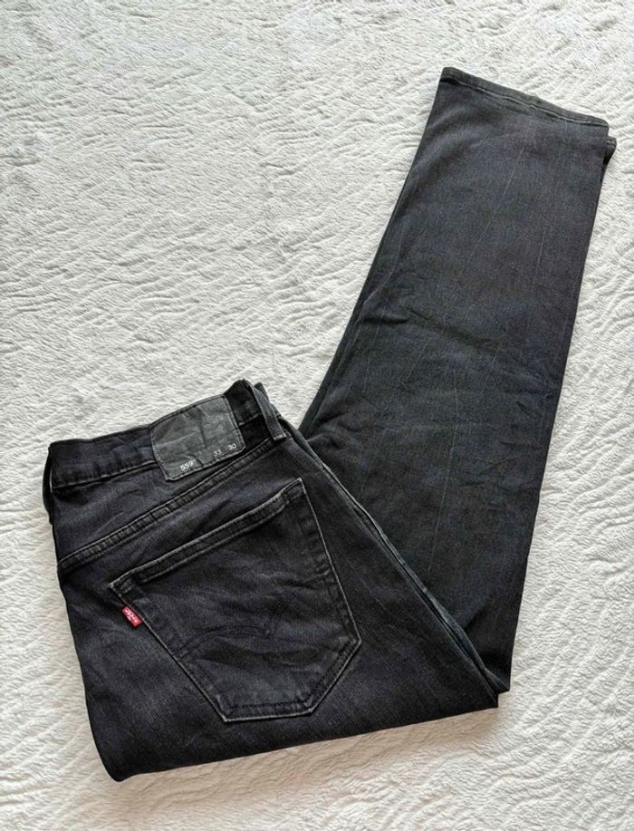 Jean Levi’s 559 homme XL/46 L30 coupe regular straight droit gris anthracite noir 00s y2k vintage