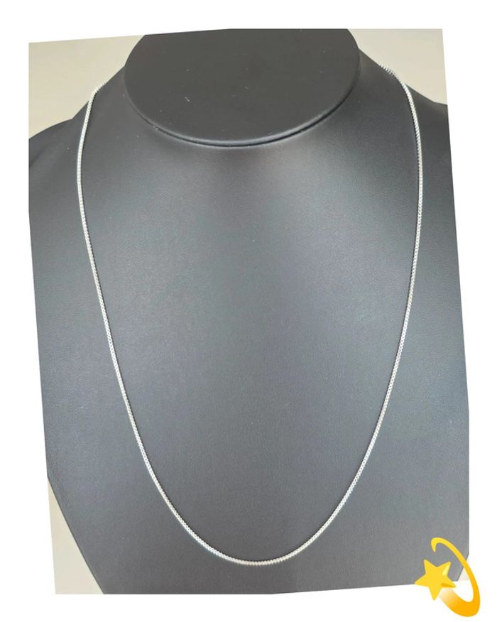 Collier maille vénitienne 1mm 50cm - photo numéro 3