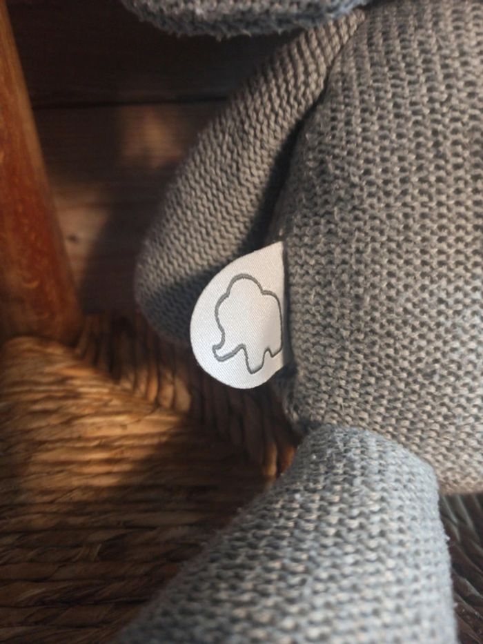 Peluche éléphant tembo tricot Nattou be - photo numéro 3