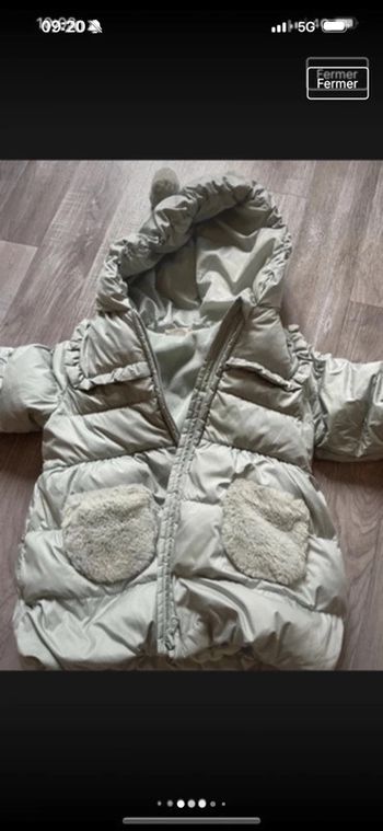 Doudoune doublé chaud en duvet