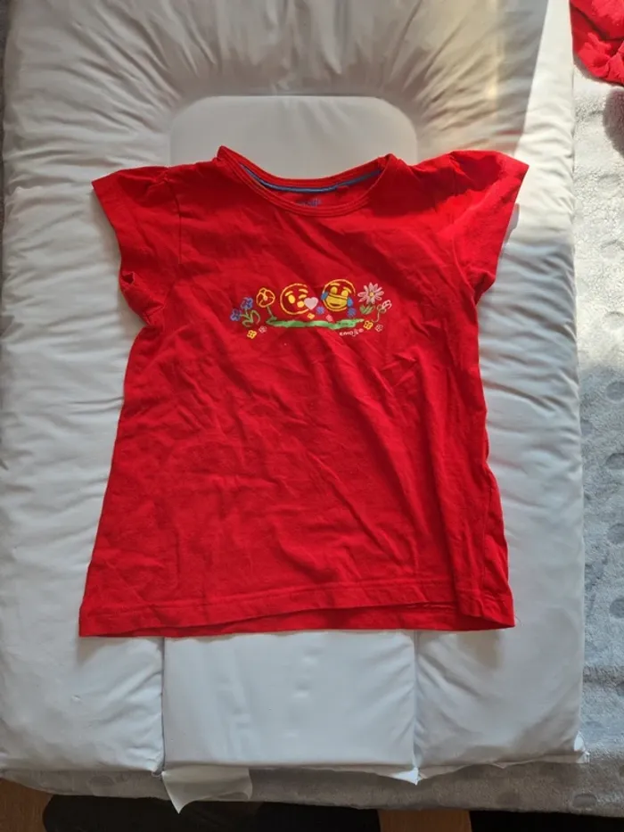 Tee shirt emoji taille 6 ans