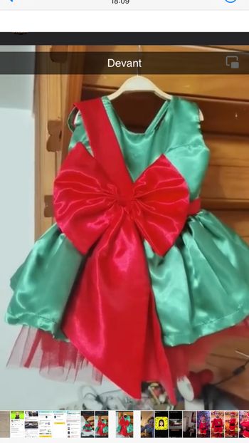 Robe Noël 2-3 ans