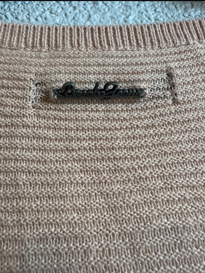 Pull sans manches beige rosé Bonobo - photo numéro 3
