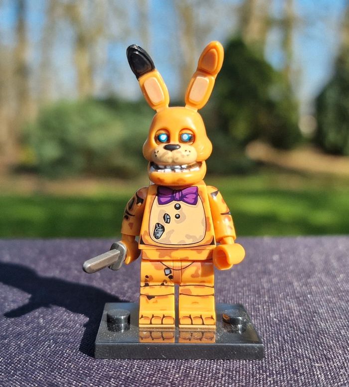 Minifigure Jeu vidéo Film horreur FNAF Five Nights At Freddy's    Bonnie n2.2