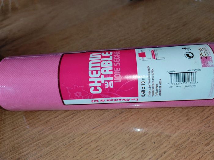 Chemin de table fushia 10m - photo numéro 2