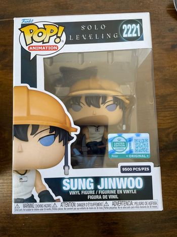 Funko pop Sung jinwoo 2221 solo leveling 