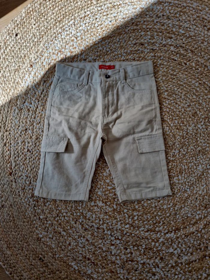 Short en toile 8 ans