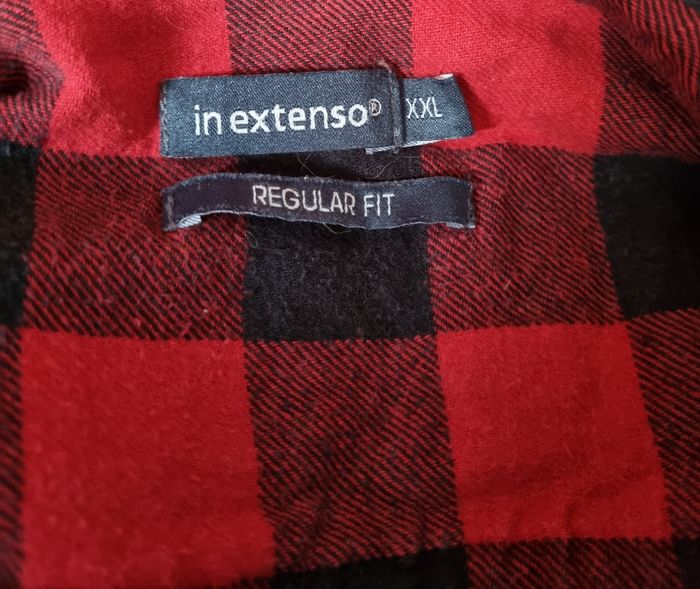 Chemise à carreaux manches longues 2xl mixte - photo numéro 3