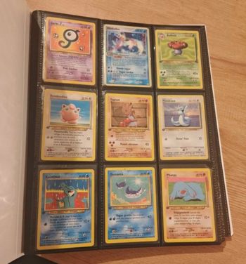 Lot 9 cartes pokemon ancienne