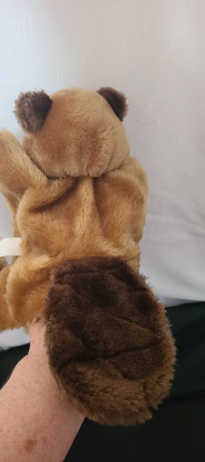 doudou marionnette castor , marmotte krys - photo numéro 6