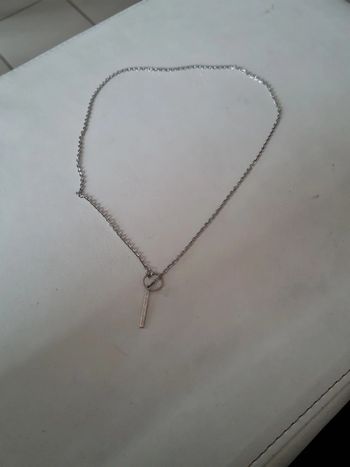 Collier argente
